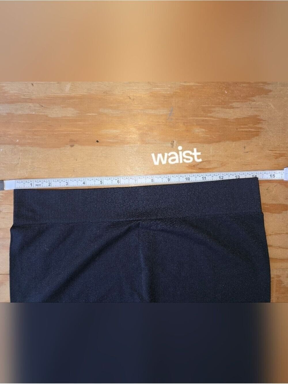 HUE Black Slim High-Waist Leggings #CAP18 - Picture 7 of 7